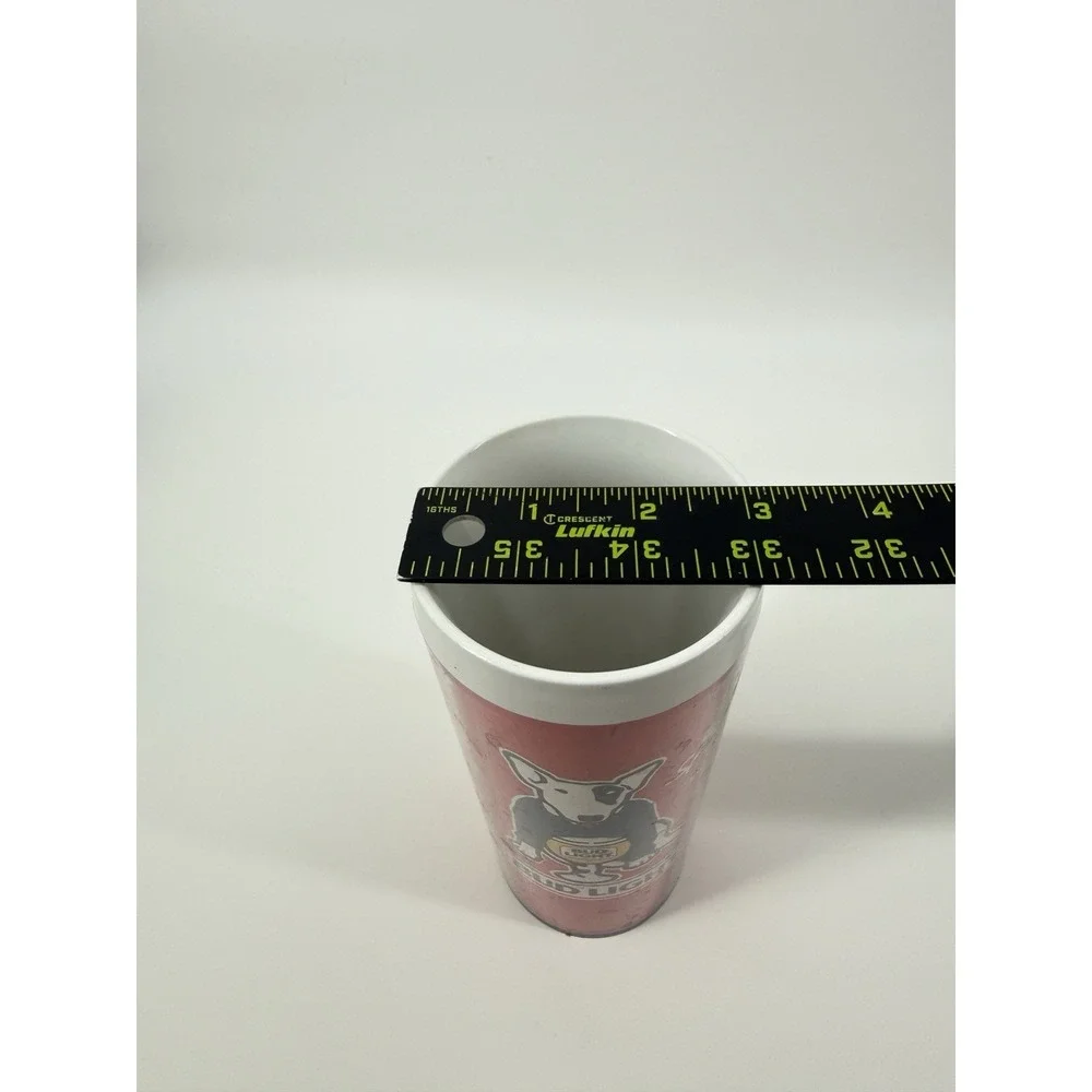 Lot Of 8 VNTG 1986‎ Spuds Mackenzie Bud Light Thermo Serv Mug Cup